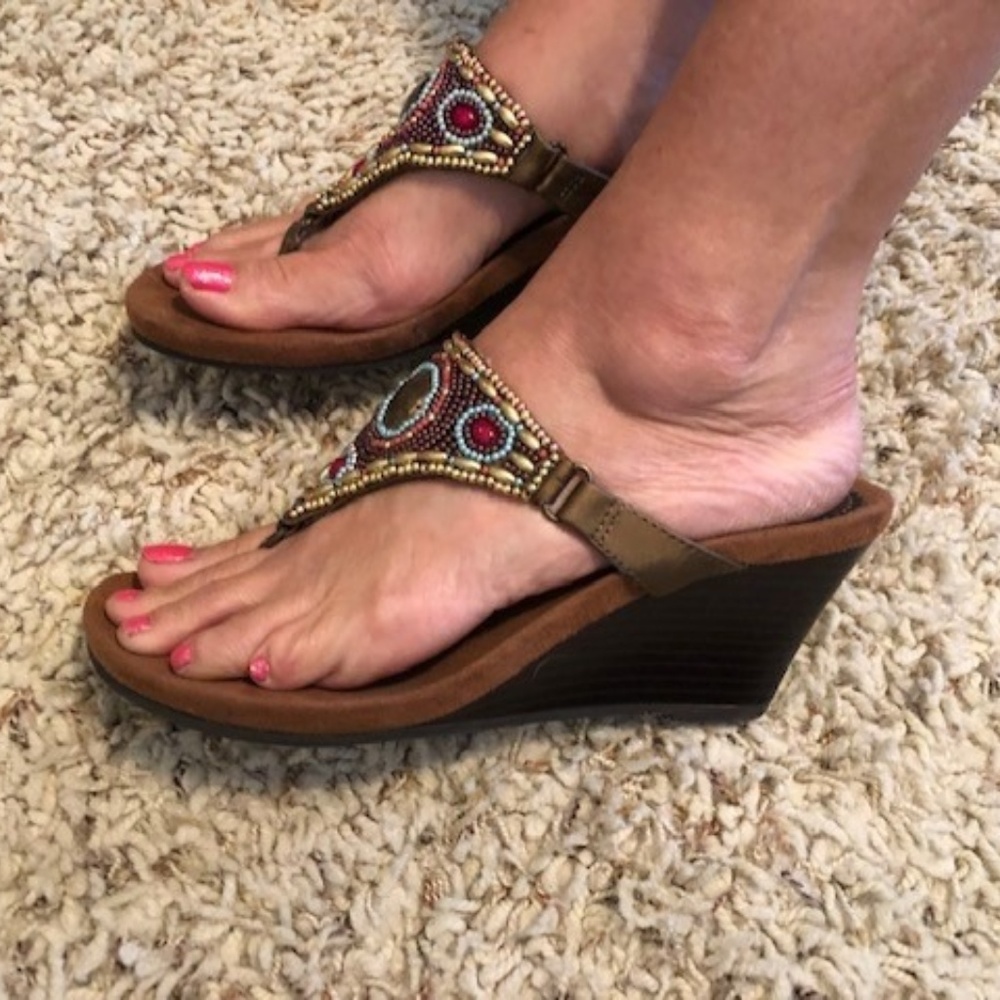 Rialto Beaded Wedge